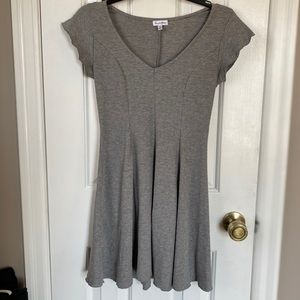 Gray Skater Dress